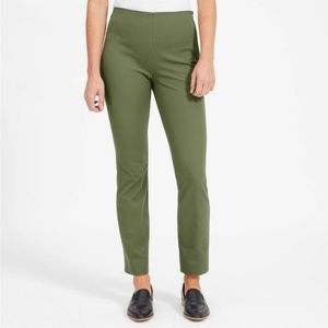 Everlane Side Zip Ankle Pants Green Sz 00 ankle pant